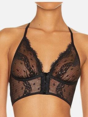 NEW Intimately Free People 'Lennox' Longline Lace Bra. Size M.